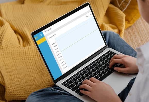 Chuzeday analytics dashboard showing payment trends and no-show rates